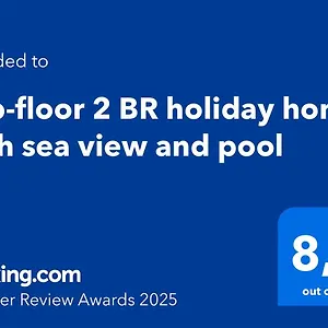  Apartment Top-floor 2 Bedroom With Sea View And Pool